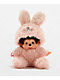 Monchhichi Sitting Fluffy Bunny Vinyl Plush Toy - Thumbnail image 1 of 2