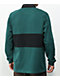 Monet Blocked Green & Black Long Sleeve Polo Shirt - Thumbnail image 3 of 3