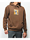 Monet Chihuahua Brown Hoodie - Thumbnail image 1 of 3