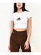 Monet Ribbit White Crop T-Shirt - Thumbnail image 1 of 3