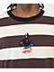 Monet Skateboards Bad Dog Brown Stripe Long Sleeve T-Shirt - Thumbnail image 3 of 4