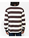 Monet Skateboards Bad Dog Brown Stripe Long Sleeve T-Shirt - Thumbnail image 2 of 4