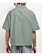Monet Skateboards Banks Poplin Green Stripe Button Up Shirt - Thumbnail image 2 of 3