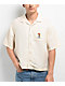 Monet Skateboards Banks Woven White Button Up Shirt - Thumbnail image 1 of 3