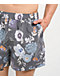 Monet Skateboards Bouquet Grey Board Shorts - Thumbnail image 3 of 6