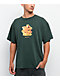 Monet Skateboards Breakfast Forest Green T-Shirt - Thumbnail image 1 of 2