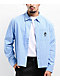 Monet Skateboards Carousel Blue Striped Long Sleeve Button Up Shirt - Thumbnail image 2 of 4