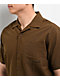 Monet Skateboards Cyrus Seersucker Brown Button Up Shirt - Thumbnail image 3 of 3