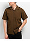 Monet Skateboards Cyrus Seersucker Brown Button Up Shirt - Thumbnail image 1 of 3