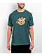 Monet Skateboards Dragon Teal T-Shirt - Thumbnail image 1 of 2