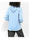 Monet Skateboards Flower Power Light Blue Hoodie - Thumbnail image 2 of 3
