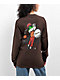 Monet Skateboards Grip It And Rip It Brown Long Sleeve T-Shirt - Thumbnail image 1 of 3