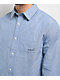 Monet Skateboards Grip Stripe Blue Long Sleeve Button Up Shirt - Thumbnail image 3 of 3