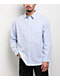 Monet Skateboards Grip Stripe White Long Sleeve Button Up Shirt - Thumbnail image 1 of 3