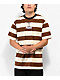 Monet Skateboards Grom Brown Stripe T-Shirt - Thumbnail image 1 of 3