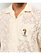 Monet Skateboards Lotti Lace Cream Button Up Shirt - Thumbnail image 3 of 3