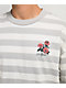 Monet Skateboards Market Stripe Grey & White T-Shirt - Thumbnail image 3 of 4