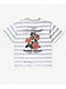 Monet Skateboards Market Stripe Grey & White T-Shirt - Thumbnail image 4 of 4