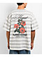 Monet Skateboards Market Stripe Grey & White T-Shirt - Thumbnail image 1 of 4
