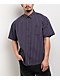 Monet Skateboards Sweeper Stripe Red, White, & Blue Button Up Shirt - Thumbnail image 1 of 3