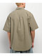 Monet Skateboards Sweeper Tan Plaid Short Sleeve Shirt - Thumbnail image 2 of 3