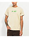 Monet Skateboards Tennis Champ Tan T-Shirt - Thumbnail image 1 of 2