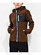 Monet Tobey Brown Fleece Zip Jacket