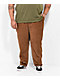 Monet Tuckup Pleated Brown Corduroy Pants - Thumbnail image 6 of 8