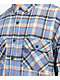 Montage Blue & Orange Plaid Flannel Shirt - Thumbnail image 2 of 3