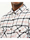Montage White, Grey & Black Plaid Flannel Shirt