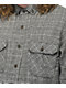 Montage camisa de franela a cuadros blanca y negra