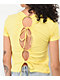 Motel Surtie Flower Yellow Crop T-Shirt - Thumbnail image 4 of 4
