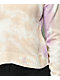 My Michelle sudadera de cuello redondo tie dye lavanda, beige y blanca