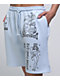 NGOrder Devil Angel Light Blue Sweat Shorts - Thumbnail image 4 of 5