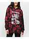 NGOrder Divine Beings Fairy Red Tie Dye Hoodie - Thumbnail image 1 of 3