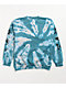 NGOrder Etched Blue Tie Dye Crewneck Sweatshirt