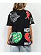 NGOrder Multi Back Print Black T-Shirt