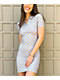 NGOrder Ribbed Purple & Green Checkerboard Polo Dress - Thumbnail image 4 of 6