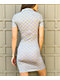 NGOrder Ribbed Purple & Green Checkerboard Polo Dress - Thumbnail image 5 of 6
