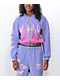 NGOrder Speed Demon Purple Crop Hoodie - Thumbnail image 1 of 5