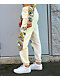 NGOrder Yin Yang Dragon Panel Yellow & Beige Sweatpants