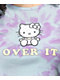 NGOrder x Hello Kitty Over It Blue Crop T-Shirt