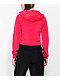 NGOrder x Sanrio Kuromi Hot Pink Velour Crop Zip Hoodie - Thumbnail image 2 of 4