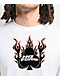 NO FEAR Flames Club White Long Sleeve T-Shirt - Thumbnail image 3 of 4