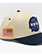 Nasa A-Frame Cream & Navy Blue Snapback Hat - Thumbnail image 2 of 3