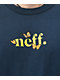 Neff Flutter Navy T-Shirt - Thumbnail image 2 of 2