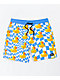 Neff Hot Tub Ducky Tile Blue & White Board Shorts