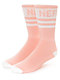 Neff Promo Peach & White Crew Socks