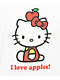 Neon Riot x Hello Kitty Apples camiseta blanca