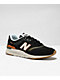 New Balance 997H Black & Cayenne Shoes  - Thumbnail image 1 of 5